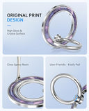 Magnetic Phone Ring Holder Compatible with MagSafe - Cell Phone Grip Magnet Removable Finger Ring Grip Stand Cute Girly Kawaii Design for iPhone 17