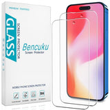 (2 Pack) Matte Glass Screen Protector For Iphone 15 / Iphone 15 Pro (6.1-Inch) Tempered Glass Film, Anti Glare, Anti Fingerprint, Ultra-Smooth