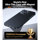 Magnetic Slim-Fit iPhone 16 Pro Max Case, Ultra-Thin, MagSafe, Anti-Scratch, Black