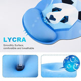 Panda Mouse Pad- Memory Foam Mousepad Wrist Support With Anli Slip Rubber Base-Soft Comfortable Surface (Crystal Panda)