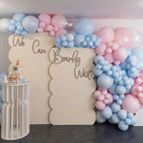 134Pcs Pink and Blue Balloon Garland Arch Kit (No Box)