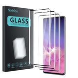 3 Pack Tempered Glass Screen Protector For Samsung Galaxy S10, Anti-Fingerprint, 9H Hardness, Scratch Resistant, 3D Curved Tempered Glass Film, Hd Clear
