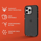 Evo Check Case For Iphone 15 Pro Max - Impact Protection Case - Smokey/Black
