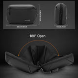 Clutch Bag,Belt Bag With Adjustable Belt, Main Zippered Pocket For Travel Walking Running Hiking Cycling
