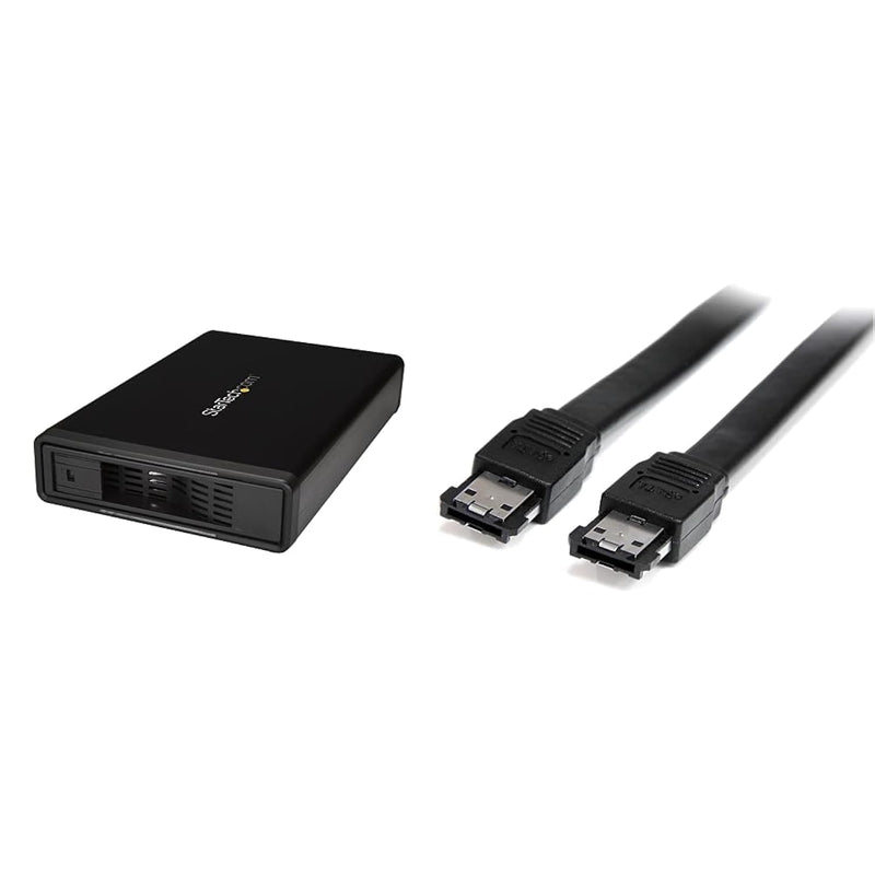 3.5" External Sata Hard Drive Enclosure - Trayless - Esata / Usb 3.0 (Usb 3.1