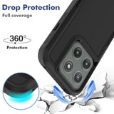 Motorola Edge 2026 Dual Layer Protective Case with HD Screen Protector - Military Grade Bumper for Heavy Duty Protection