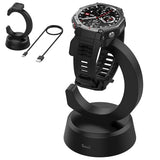 Charger Dock for Amazfit T-Rex 3 PRO, T-Rex 3, Helio Strap, Balance, Balance 2 Smart Watch, Replacement Charging Stand with USB-C Charging Cable for