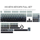 143 Keys Cute Moa Profile Pbt Keycaps Set For Magnetic Switch Keyboard