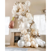 165pcs Champagne Gold Balloon Arch Kit for Birthday, Wedding, and Events