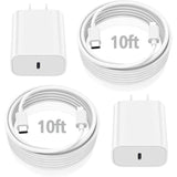 10Ft Ipad Charger Cord, 20W Usb C Fast Charger With Long Charging Cable For Ipad Pro 13/12.9/11 Inch, Ipad 10Th Generation, Ipad A16 11Th Generation, Ipad Air 13/11 Inch/5Th/4Th, Ipad Mini 6/7Th