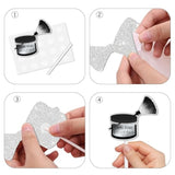 18Pcs Glitter Detective Fingerprint Suspect Dessert Cupcake Topper Mystery Crime Clue Evidence Theme Men Women Girls Boys Happy Birthday Party Decor Supplies Decorations