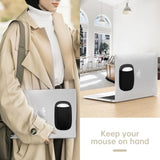 Slim Mouse Holder For Laptop, Mouse Pouch/Mouse Sleeve For Laptop, Computer Mouse Holder, Case For Magic Mouse, Reusable Adhesive, No Glue Residue, Compatible With Ipad Or Macbook