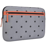 Targus Arts Edition for 15.6-Inch Laptop Protective Sleeve - Polka Dot, Gray/Salmon (TSS999GL)