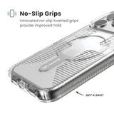 Speck GEMSHELL Grip +MS Case for iPhone 17 Pro - Clear/Clear