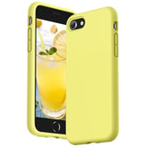 Designed For Iphone Se Case, Iphone 8 Case, Iphone 7 Case, Liquid Silicone Phone Case For Iphone Se 3Rd 2Nd Se 2022 Se 2020, Yellow