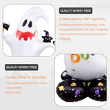 49" Giant Halloween Ghost Foil Balloon – Self-Standing Spooky Party Decoration