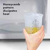 Good Grips 3 Piece Squeeze & Pour Silicone Measuring Cup Set, Blue