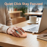 Mango Era Wireless Mouse For Laptop, Silent Computer Mouse With 2.4G Usb Receiver, Portable Small Quiet Click Pc Mice, Cute Mini Cordless Travel Mouse For Mac, Chromebook, Desktop