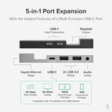 5-In-1 Usb C Hub Multiport Adapter For Macbook Pro 14/16 Inch, Macbook Air M2