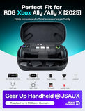 Carrying Case For Rog Xbox Ally / Rog Xbox Ally X (2025) Double-Decker, Protective Hard Shell, Dual Layer Portable Travel Storage Bag Fits Adapter, Cable And Accessories -Bg0136