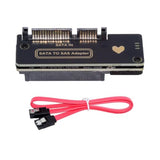 SATA to SAS Adapter for 2.5/3.5" SFF-8482 SAS Hard Disks to Motherboard SATA Converter Adapter