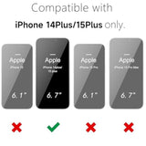 Thin Slim Clear Case For Iphone 15 Plus/ 14 Plus, Transparent Hybrid Hard Shell Plastic & Soft Silicone Rubber Bumper, Non-Yellow Acrylic Protective Lightweight Cover For Women, Light Pink