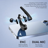 Bluetooth Headset V5.3, Wireless Earpiece With 1000Mah Charging Case, 96H Talktime, Hands Free Noise Canceling Headphones With Dual-Mic For Computer Cell Phones Trucker Home Office Work