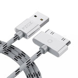 30 Pin Cable For Iphone 4S/4/3G/3Gs, Usb Charging And Charger Cable Sync Connector Data Cable For Iphone 4/ 4S, Old Ipad 3/2/1 Generations,Ipod Classic Touch Nano (3.3 Feet) (Gray)