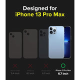 Ringke Fusion-X Compatible with iPhone 13 Pro Max Case, Camouflage Design Hard Back Heavy Duty Shockproof Advanced Protective TPU Bumper Phone Cover - Camo Black