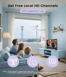 22 Inch Tv,1080P Led Widescreen Hdtv With Digital Atsc Tuners, Flat Screen Tv With Hdmi/Vga/Rca/Usb For Kitchen, Rv, Bedroom, Caravan(No Smart Tv)-New Model