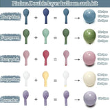 Blue Green Pink Balloon Garland Double Stuffed Sage Green Dusty Blue Pink Purple Lavender Balloons Pastel Balloon Arch Kit For Easter Birthday Baby Shower Gender Reveal Flower Tea Party Decorations