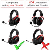 Mic Replacement For Hyperx Cloud Iii/Cloud 3 Wired Wireless Gaming Headset, 3.5Mm Detachable Noise Cancelling Microphone Boom For Pc, Xbox One, Ps4, Ps5