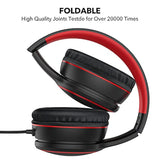 R10 On-Ear Headphones With Microphone, Lightweight Folding Stereo Bass Headpho