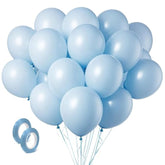 Pastel Blue Latex Party Balloons 160 Pack 5 Inch Round Light Blue Balloons For Wedding Baby Shower Gender Reveal Birthday Party Decoration