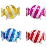 10 Pack Candy Foil Balloons Sweet Spiral Mylar Balloon Set Party Birthday Decorations