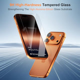 Tempered Glass Screen Protector for iPhone 17 Pro Max, 9H Hardness Military Grade Shatterproof, Aerospace Grade Glass, Full Coverage, Impact &