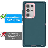 For Galaxy S22 Ultra Case With Screen Protector,Heavy Duty Drop Protection Full Body Rugged Shockproof/Dust Proof Military Protective Tough Durable Phone Cover For Samsung S22 Ultra 6.8“
