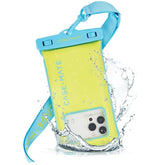 Case-Mate IP68 Waterproof Phone Pouch - Floating Waterproof Phone Case with Crossbody Lanyard - Beach Cruise Ship Travel Essentials - Compatible with All Devices - Touchscreen Friendly - Citrus Splash
