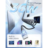 Super Fast Samsung Galaxy Car Charger, Usb C 96W Super Fast Car Charger Pd& Qc3.0 Car Phone Charger Adapter For Iphone 15 Pro Max Plus,Samsung Galaxy S25 Ultra Plus S24/S23/S22,Android,Ipad Pro