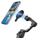 Om Magnetic Phone Mount For Dji Osmo Mobile 7P/Om 7/Om 6/Se/Om 5/Om 4 Se/Om 4 Magsafe Quick-Release Adapter Magnet Clamp, Mounting For Quick Shooting Dji Accessories