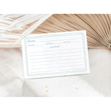 Recipe Cards, 4X6 Recipe Cards For Bridal Shower And Weddings, Double-Sided, 50 Pack, Scribble Design