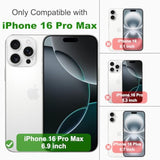 For Iphone 16 Pro Max Clear Bumper Frame No-Back Case, Slim Fit Ultra-Light Anti-Yellowing Transparent Protection Heat Dissipation Bezel Phone Cover Case 6.9" 2024