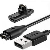 Charger Cable Compatible For Garmin Approach S44 S42 S40/ Approach S10 S12/ Approach S62 S60/ Approach S50 S70/ Approach G12 X10 Smartwatch With Type-C Adapters, Usb Charging Cable Data Transfer Cord