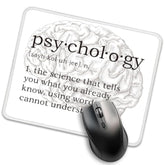 Psychology Definition Funny Mouse Pad For Desk, Psychologist Gifts For Men Women, Psychologist Graduation Gifts, Mousepad Gifts For Psychologist Mental Health School Counselor Therapist