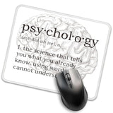 Psychology Definition Funny Mouse Pad For Desk, Psychologist Gifts For Men Women, Psychologist Graduation Gifts, Mousepad Gifts For Psychologist Mental Health School Counselor Therapist