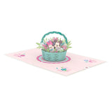 Disney'S Mickey & Minnie Hello Easter Pop-Up Card – Easter Card – Handcrafted 3D Pop-Up Greeting Card – Easter Day Love Card, 5 X 7”