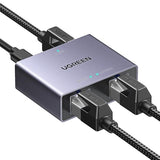 1000Mbps Ethernet Splitter 1 To 2, Plug And Play, 2 Devices Simultaneously Networking, 3Ft Usb Power Cable, Rj45 Internet Ethernet Switch For Pc, Laptop, Ps5, Xbox, Tv
