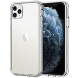 Jetech Case For 11 Pro 5.8-Inch, Non-Yellowing Shockproof Phone Bumper Cover, Anti-Scratch Clear Back (Clear)