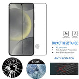 2-Pack HD Tempered Glass Screen Protector for Galaxy S24+/S24 Plus, Shatter Resistant, 9H Surface Hardness