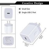 Type C Wall Adapter For Samsung Galaxy S25 S24 S23 S22 Ultra S21 S20 Plus A03S A14 A13 A15 A35 A55 A54,20W Pd 3.0 Usb C Wall Charger Plug Fast Charging Block For Iphone 16 15 14 13 12 11 Pro Max,Se,8